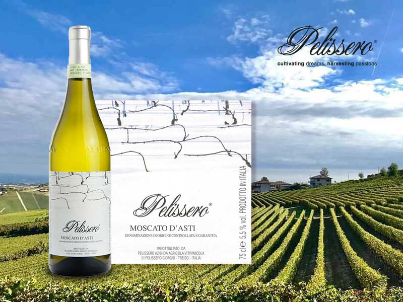 Rượu vang Moscato - Pelissero Moscato d'Asti hấp dẫn từ Piedmont Ý