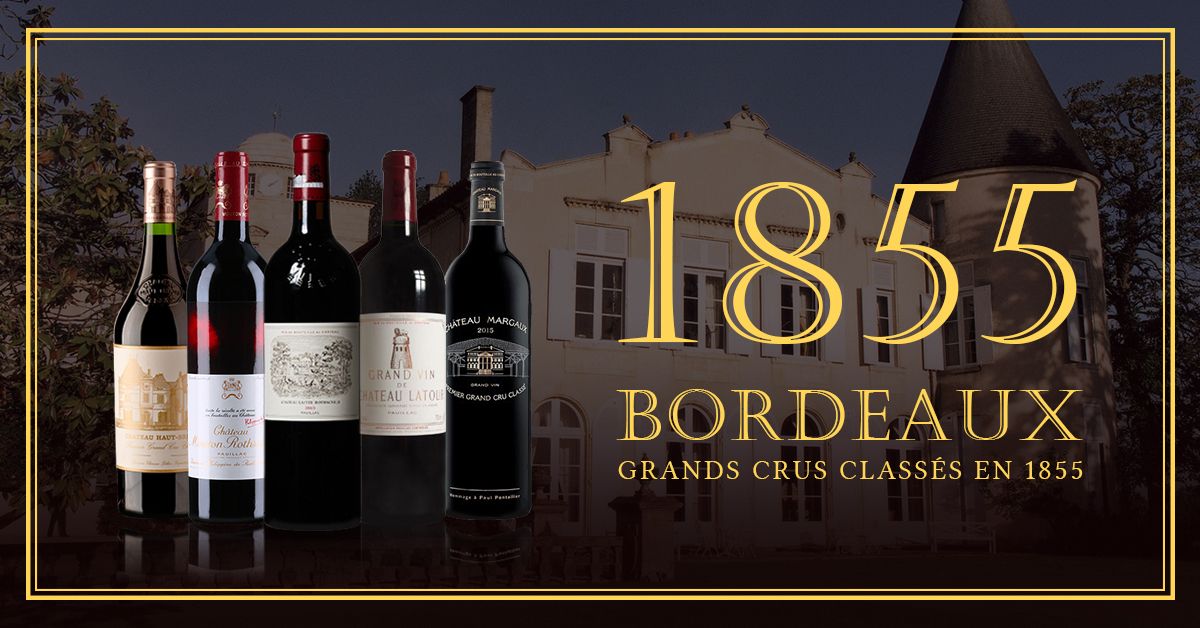 Bộ sưu tập những chai rượu vang Pháp nổi tiếng - Bordeaux