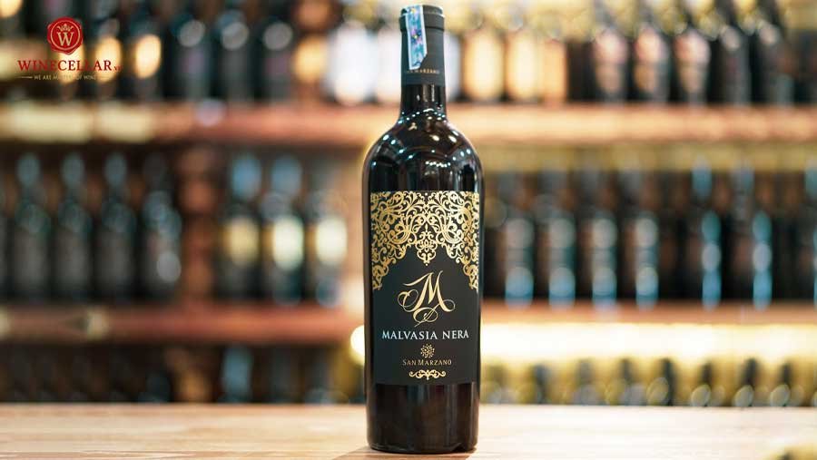 Rượu vang Malvasia Nera từ thương hiệu San Marzano danh tiếng