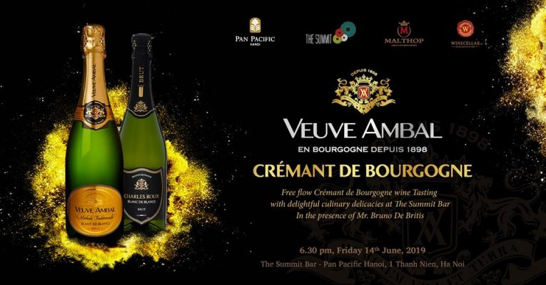 Free flow Crémant de Bourgogne VEUVE AMBAL