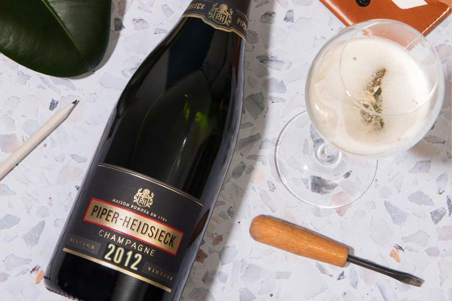 Kết hợp rượu Champagne Piper-Heidsieck Brut 2012 cùng thực phẩm