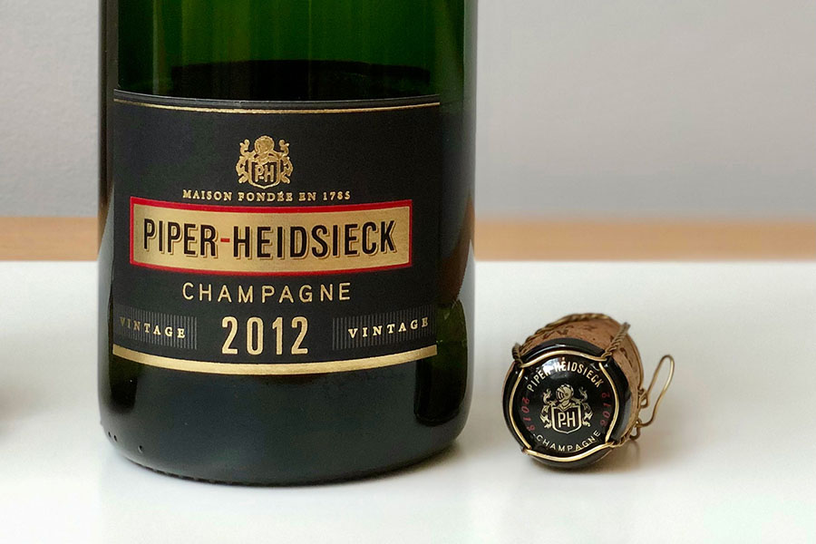 Hương vị rượu Champagne Piper-Heidsieck Brut 2012