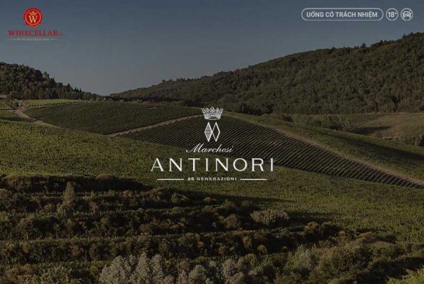 Phong cách vang Tân Thế Giới của Antinori