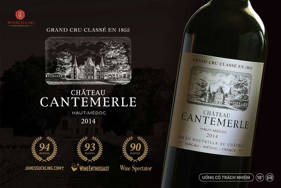 Chateau Cantemerle - dòng vang hảo hạng đẳng cấp Grand Cru Classe