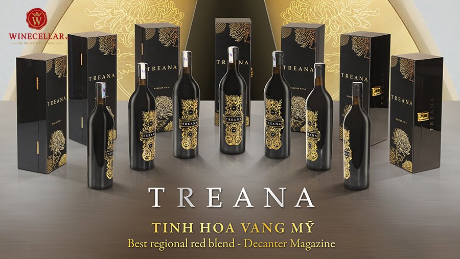 rượu vang mỹ treana