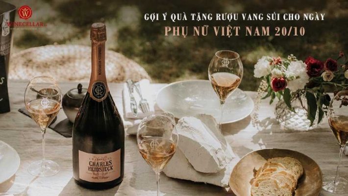 Gợi ý quà tặng rượu vang sủi cho ngày Phụ nữ Việt Nam 20-10
