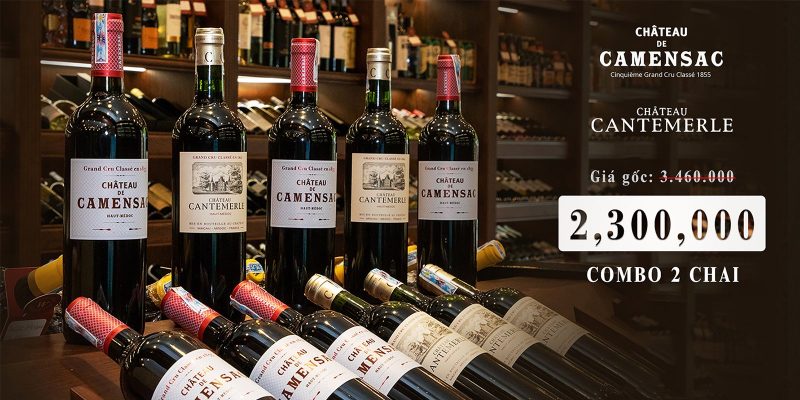 Bộ đôi quà tặng rượu vang Pháp tinh tế