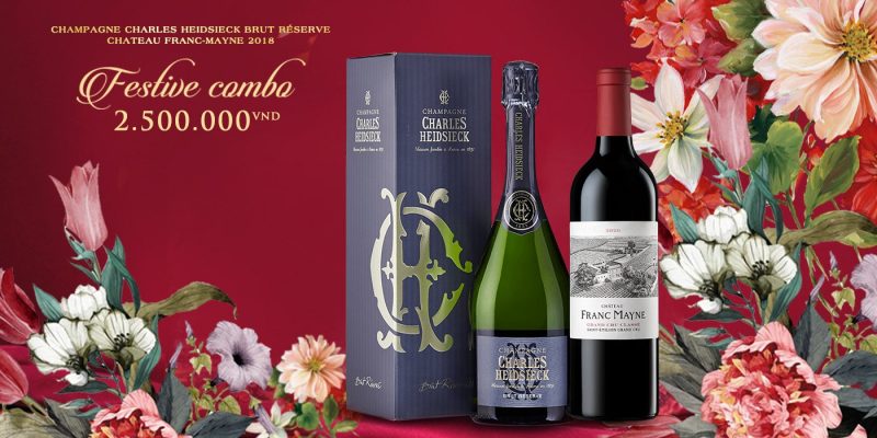 Bộ đôi quà tặng rượu vang Pháp đẳng cấp