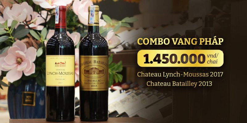Bộ đôi vang Pauillac Grand Cru Classé đẳng cấp