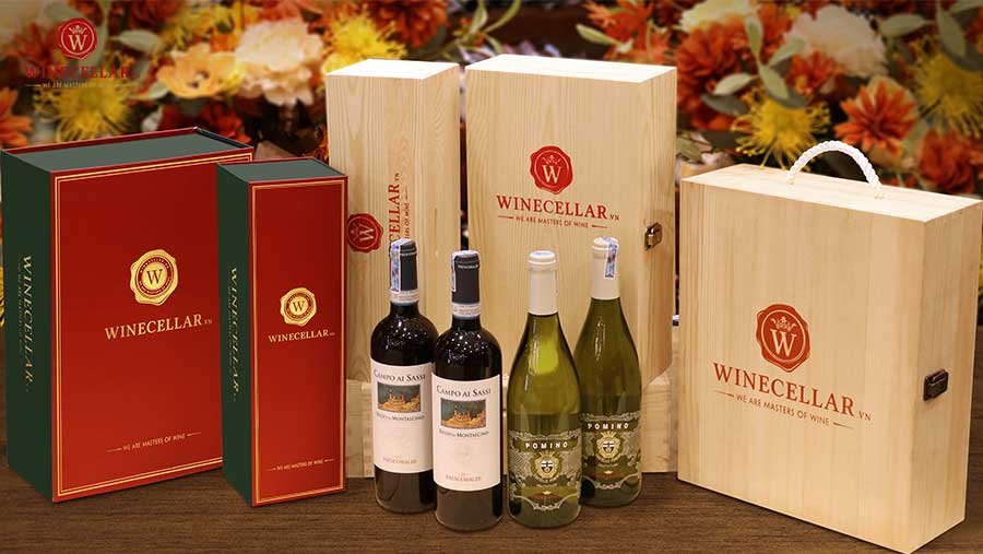 Cặp rượu vang Frescobaldi đẳng cấp