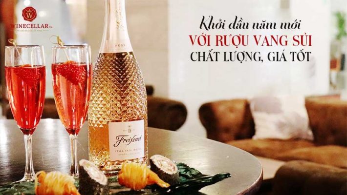 Khởi đầu năm mới với rượu vang sủi chất lượng