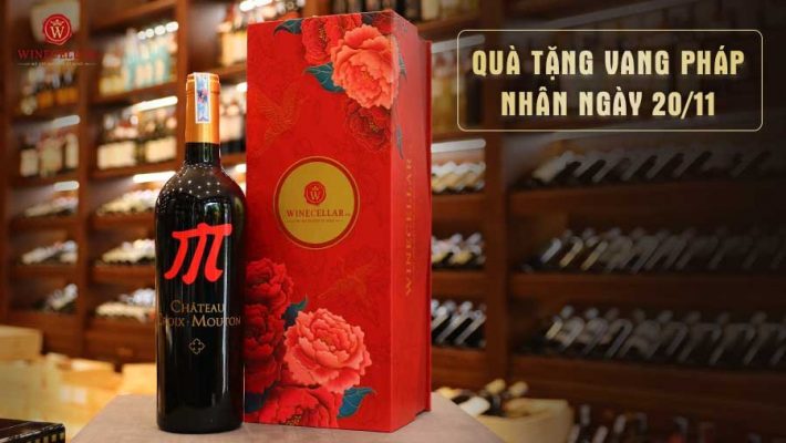 Quà tặng vang Pháp nhân ngày 20-11