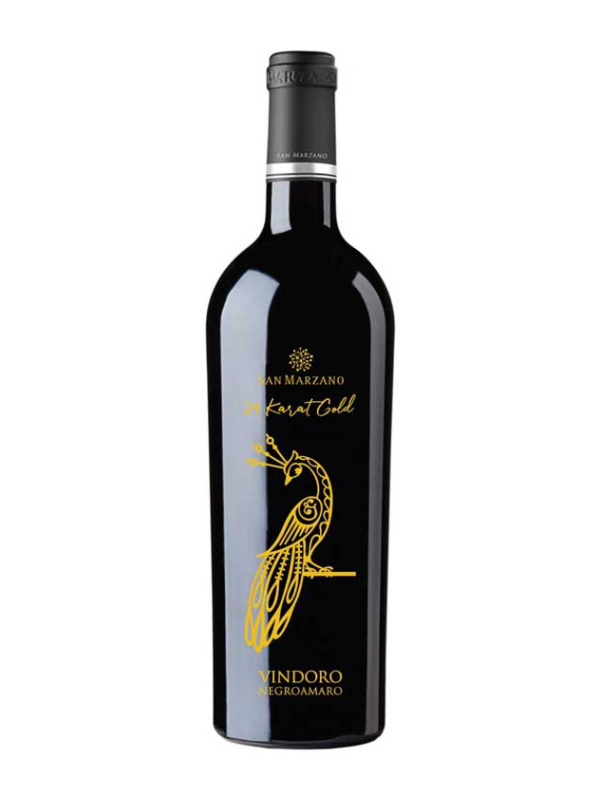 Rượu Vang Ý Con Công Vindoro 24 Karat Gold