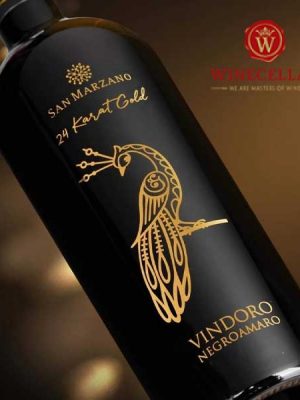 Rượu Vang Ý Con Công Vindoro 24 Karat Gold 4