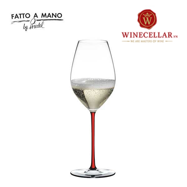 RIEDEL Fatto A Mano Champagne Wine Glass Red Nhập khẩu chính hãng, giá tốt tại WINECELLAR.vn