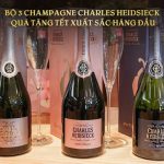 Bộ 3 Champagne Charles Heidsieck – Quà tặng Tết xuất sắc hàng đầu
