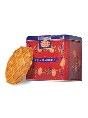 Bánh Bỉ Jules Destrooper Butter Crisps Hộp Thiếc Đỏ 233G
