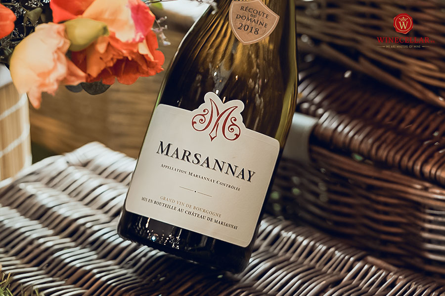 Hương vị rượu vang trắng  Chateau de Marsannay Marsannay Blanc 2018 