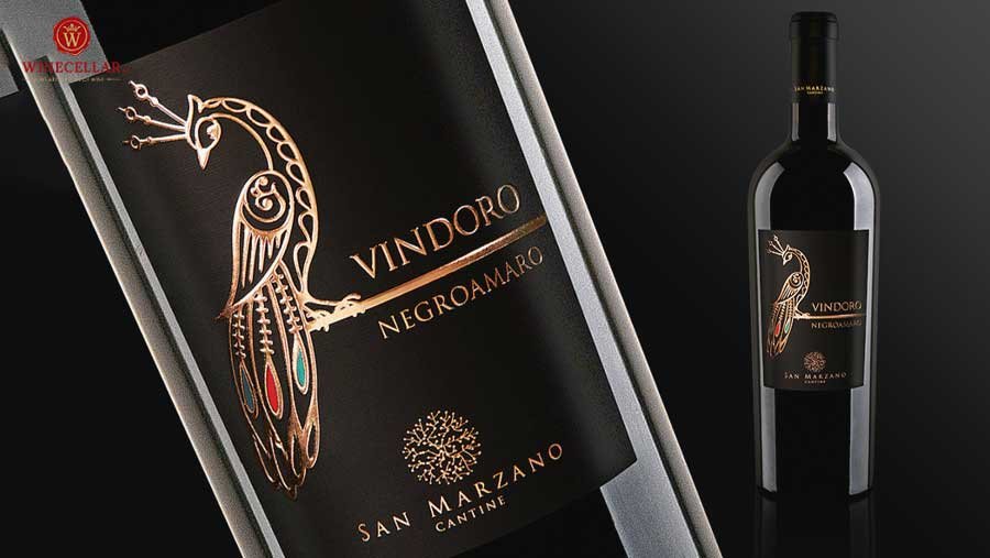 Rượu vang ý con công Vindoro 3