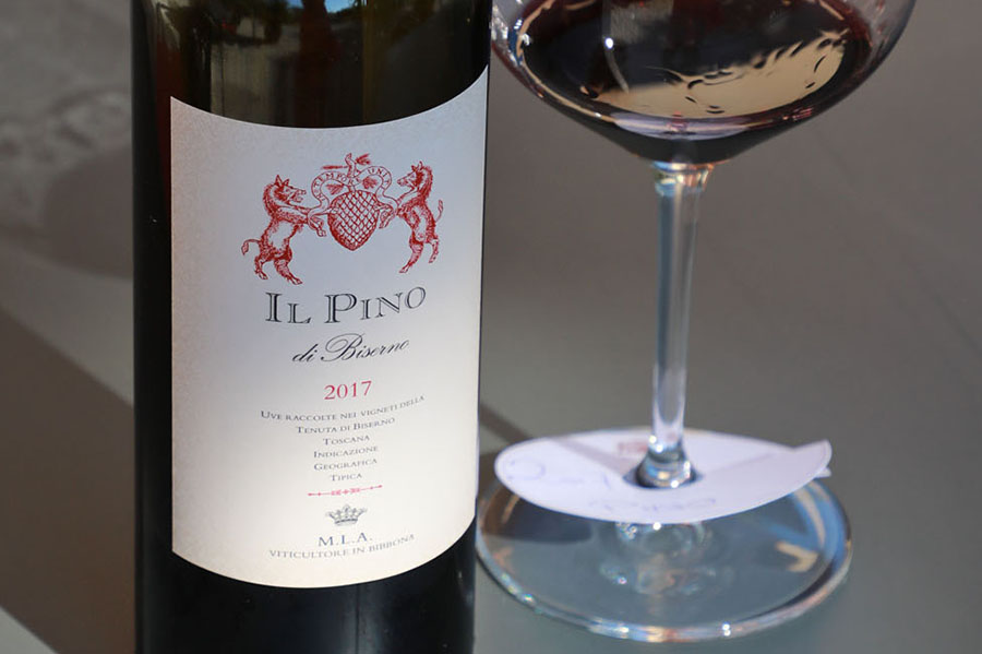 Hương vị rượu vang đỏ Il Pino di Biserno 2017