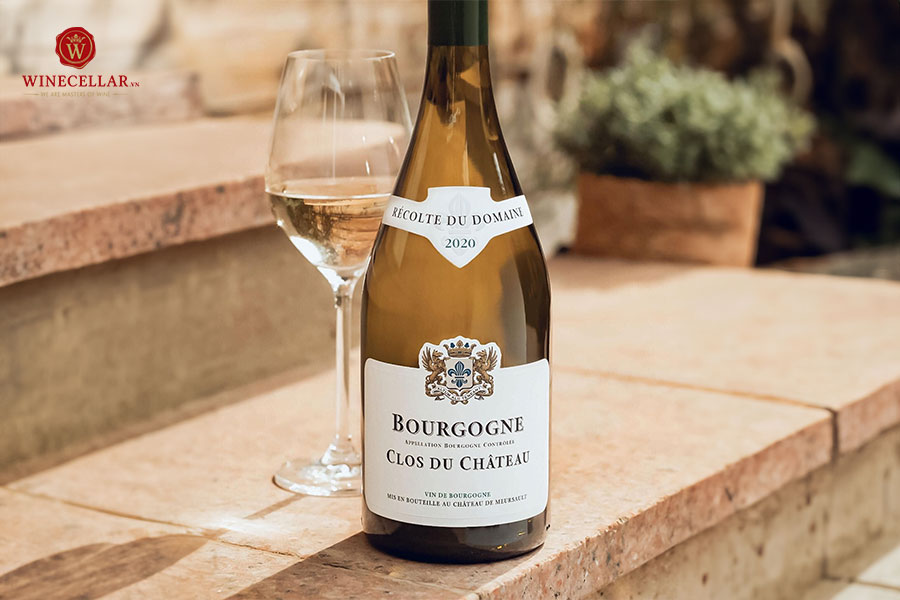 Thưởng thức hương vị Pháp Chateau de Meursault Bourgogne Chardonnay 2020 