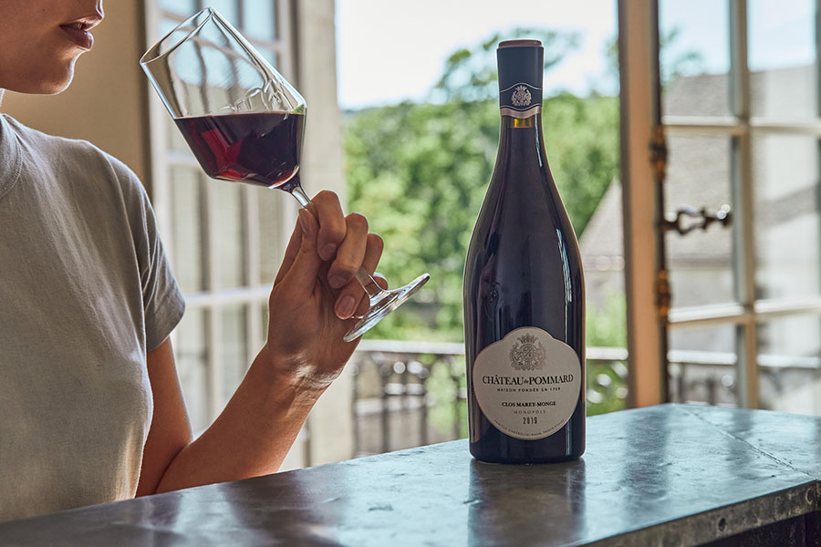 Hương vị rượu vang Pháp Château De Pommard Clos Marey-Monge Monopole 2019