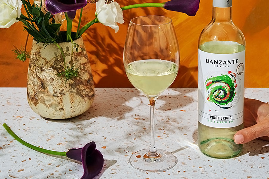 Danzante là thương hiệu rượu vang Ý trẻ trung, tươi mới