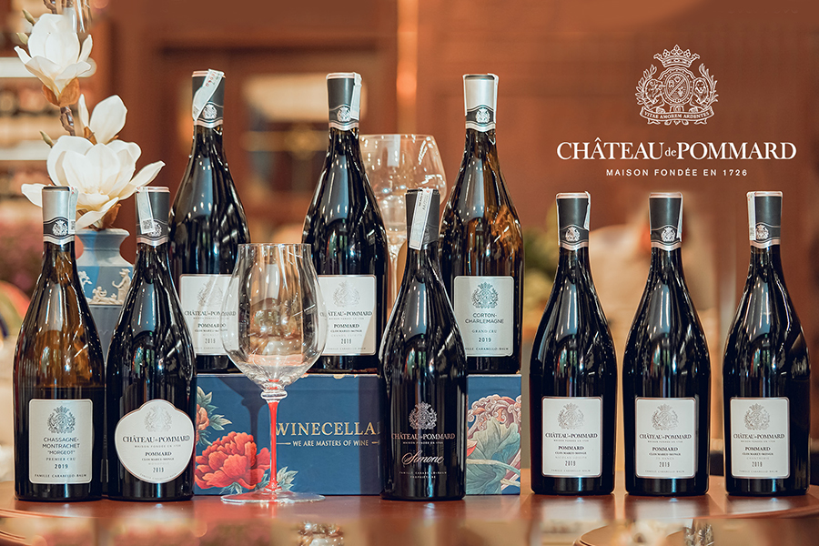 Bộ sưu tập 6 niên vụ rượu vang pháp Château de Pommard
