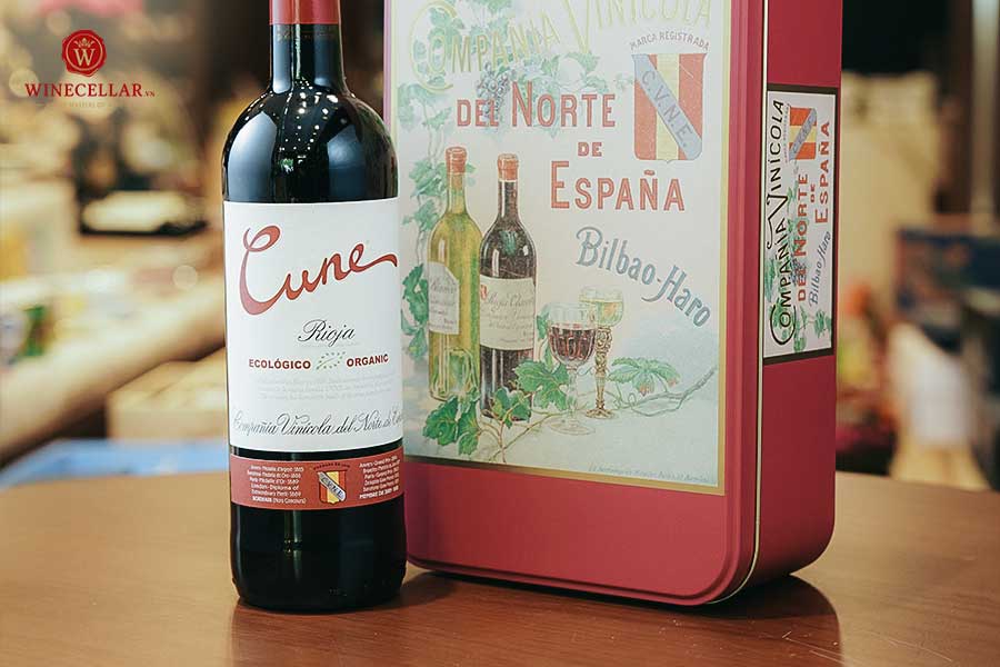 Hương vị rượu vang Tây Ban Nha Cune Organic Rioja 2020