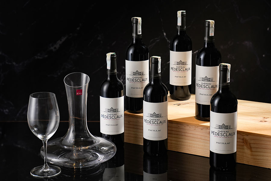 Quà tặng rượu vang Pháp Château Pédesclaux 2018