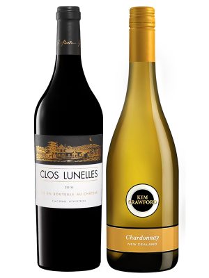 Combo Vang Đỏ - Trắng Giá Tốt - Clos Lunelles & Kim Crawford Chardonnay