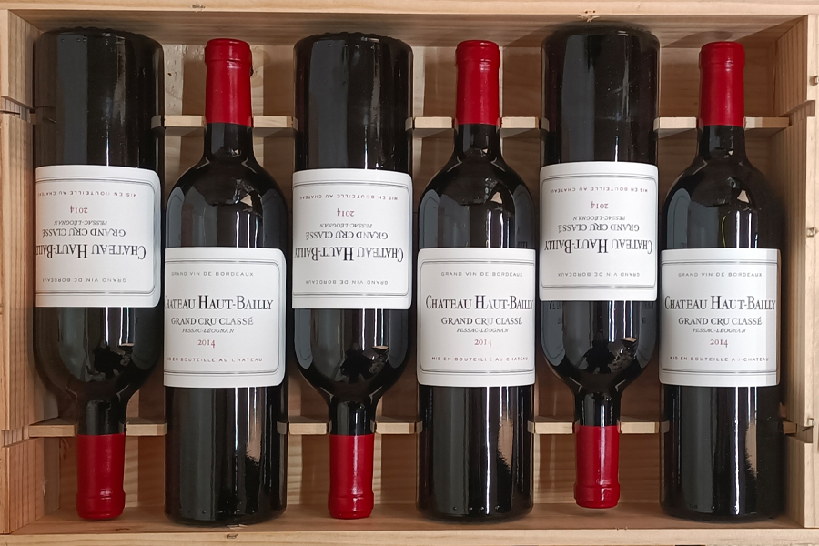 Château Haut-Bailly 2014 được pha trộn từ 66% Cabernet Sauvignon và 34% Merlot