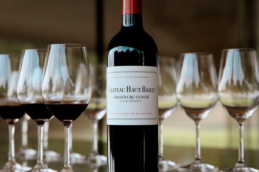 Rượu vang đỏ Château Haut-Bailly 2016 thể hiện tiềm năng lưu trữ nhiều thập kỷ