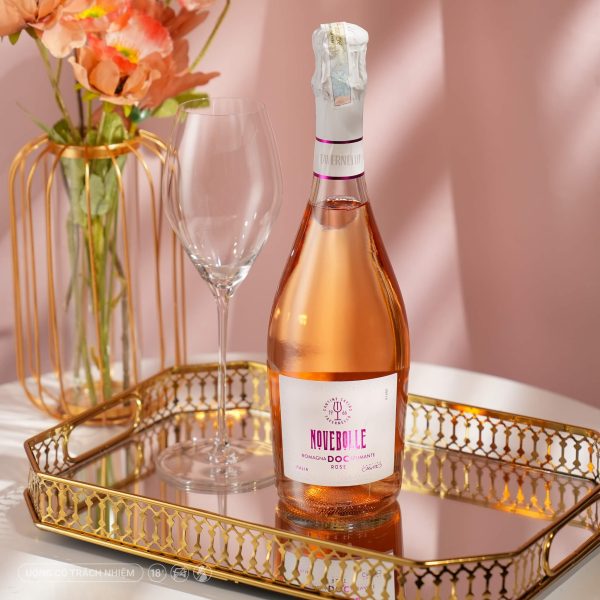 Rượu Vang Sủi Tavernello Novebolle Romagna Spumante Rosé Extra Dry