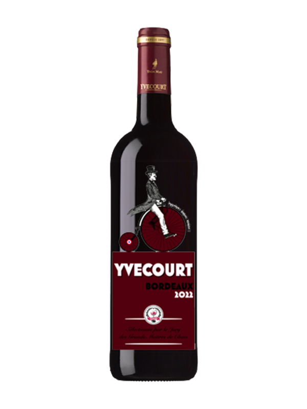 Rượu vang Pháp Yvecourt Bordeaux Rouge 2022