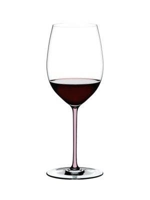 Ly Rượu Vang Đỏ RIEDEL Fatto A Mano Cabernet / Merlot Pink RQ