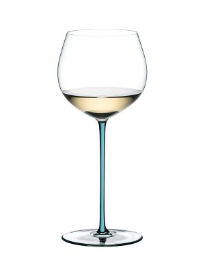 Ly Rượu Vang Trắng RIEDEL Fatto A Mano Oaked Chardonnay Turquoise