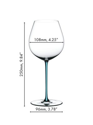 Ly Rượu Vang Đỏ RIEDEL Fatto A Mano Pinot Noir Turquoise