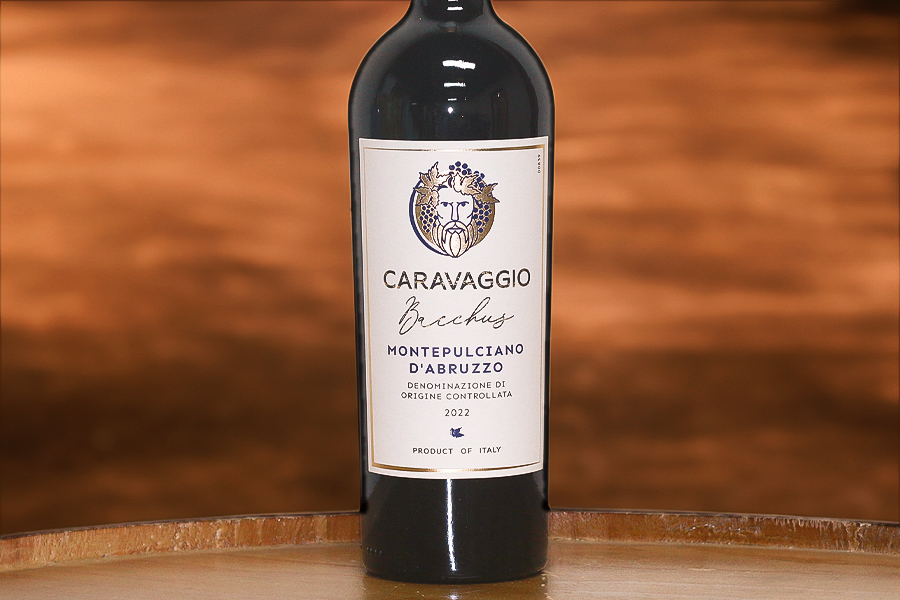 Hương vị rượu vang Ý Caravaggio Bacchus Montepulciano D'Abruzzo