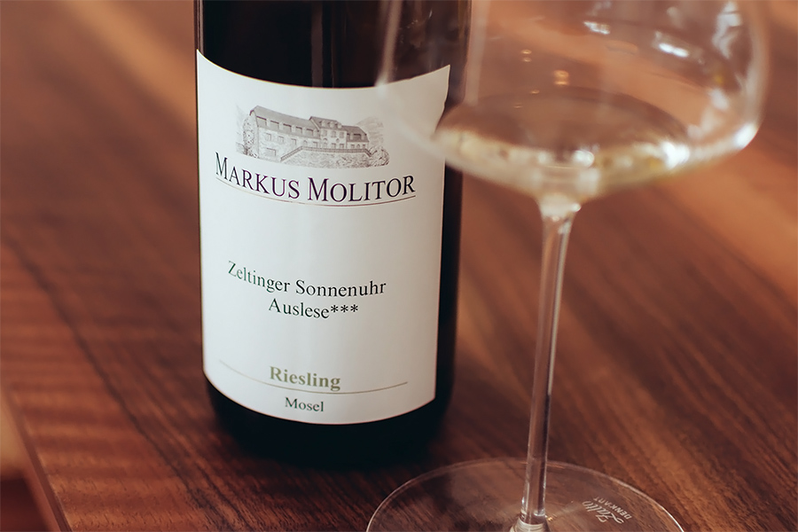 Hương vị rượu vang Đức Markus Molitor Zeltinger Sonnenuhr Auslese Riesling 2018