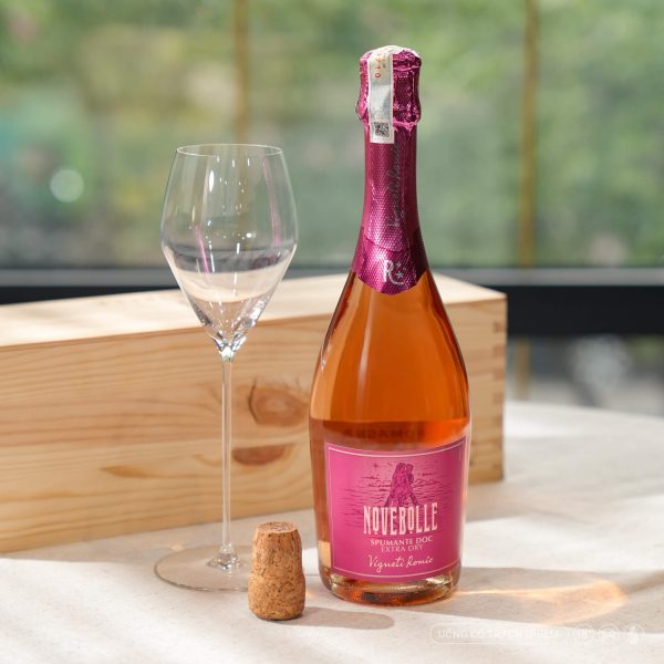 Rượu Vang Hồng Vigneti Romio Novebolle Romagna Spumante Rosato Extra Dry