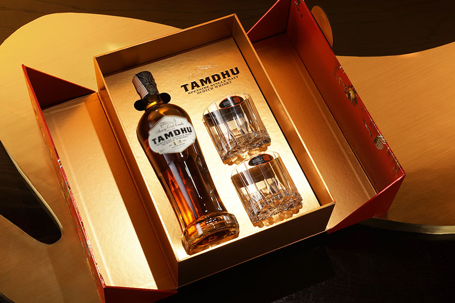 Hộp quà whisky Tamdhu 12 “Thuận Buồm Xuôi Gió”
