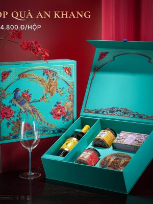 Hộp Quà An Khang - Rượu Vang Đỏ Comte de Dauzac Haut-Médoc