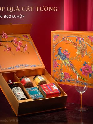 Hộp Quà Cát Tường - Rượu Vang Đỏ Terre Di Mario