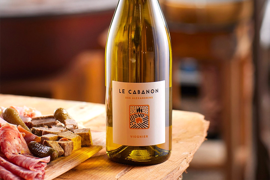 Rượu vang Le Cabanon Viognier từ nhà sản xuất Les Alexandrins vùng Bắc Rhône
